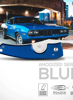 法国Les Fines Lames雪茄刀Anodized - Blue金属刀柄阳极氧化蓝色