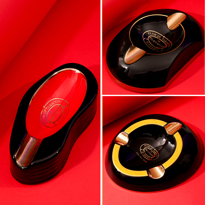 HABANOS哈伯纳斯官方正品PARTAGAS帕特加斯陶瓷雪茄烟灰缸