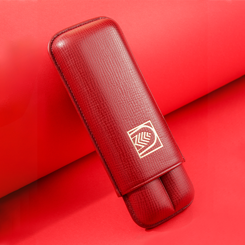 HABANOS哈伯纳斯官方正品LCDH专营款2支装雪茄皮套便携雪茄盒