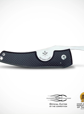 法国Les Fines Lames雪茄刀Carbon fiber碳纤维外壳 刀片可打磨