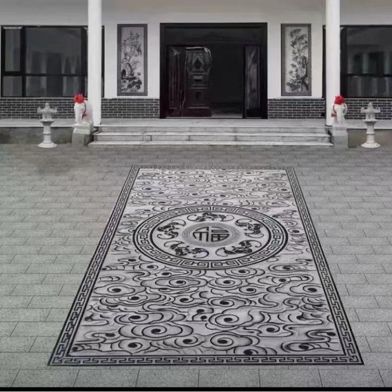 镂空福字石雕窗花 新中式浮雕壁画庭院青石仿古围墙玄关石雕壁画,基础建材,砖雕,淘宝优惠券,粉丝福利购,淘宝优惠卷