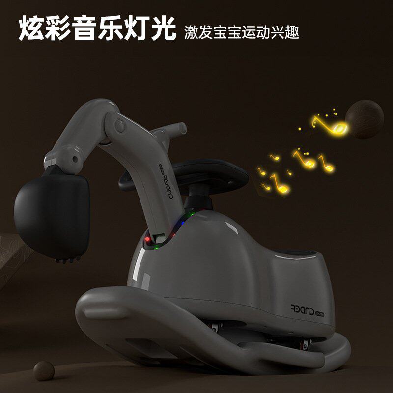 多功能滑行车儿童挖掘机花生扭扭车1-3岁宝宝音乐摇马溜溜车两用