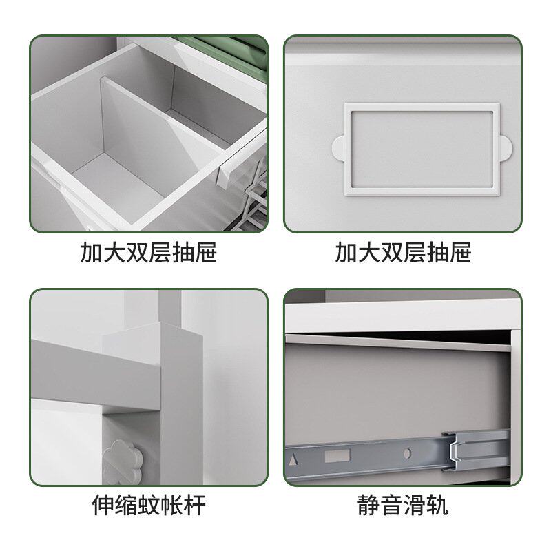 制式营具上下铺双层床铁架床员工宿舍上床下桌单人床内务柜学习桌