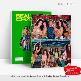 KATSEYE女团写真集新专辑Beautiful Chaos小卡片贴纸明星同款周边
