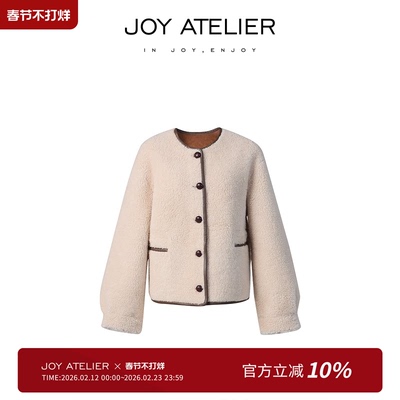 羊羔毛皮草外套短款小个子