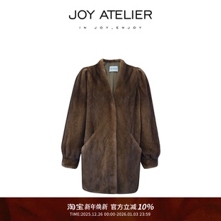 幸运星 START 芬兰saga进口皇冠天鹅绒水貂大衣 LUCKY JOY2398