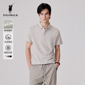 夏季 新款 藏青简约时尚 POLOWALK男士 T恤衫 polo衫 美式 短袖