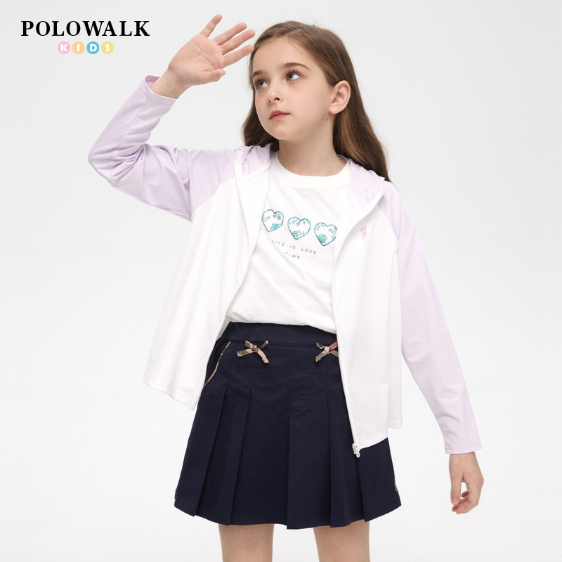 POLOWALK女童拼接外套图片