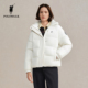 POLOWALK女式 通勤保暖90鸭绒连帽羽绒外套 新品 厚款 羽绒服2025冬季