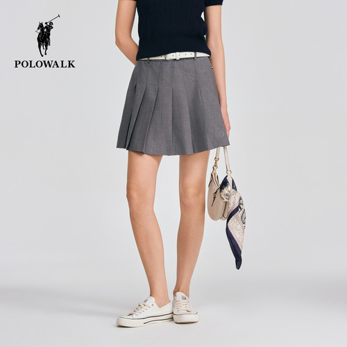 POLOWALK学院风百褶裙