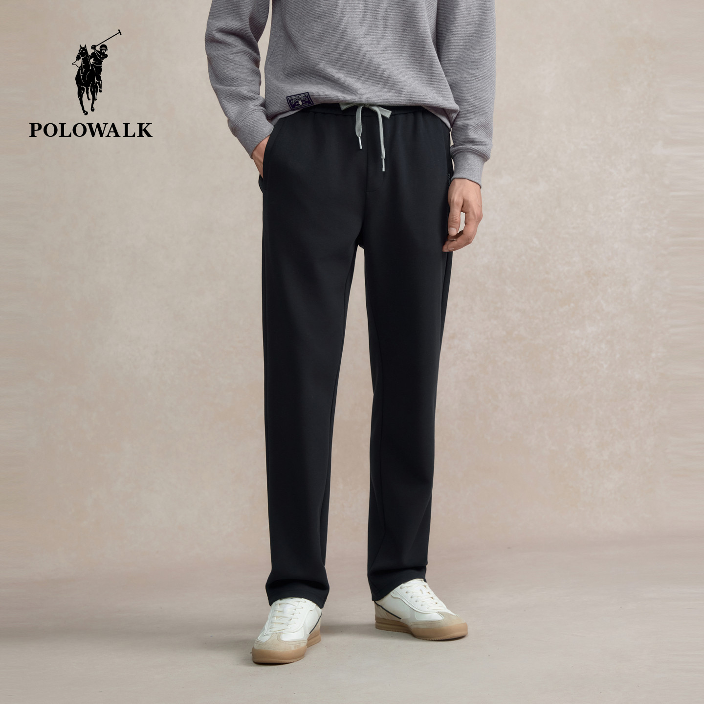 POLOWALK男式秋冬裤针织裤