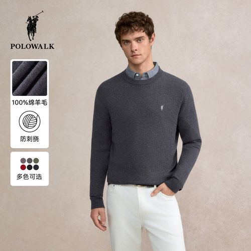 POLOWALK秋冬新品羊毛衫男士