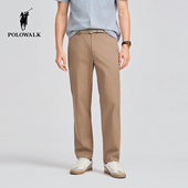 休闲裤 简约经典 2026春夏裤 POLOWALK男式 新品 男装 直筒商务休闲长裤
