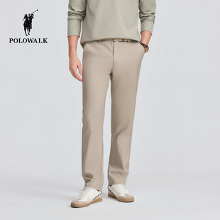 休闲裤 直筒舒适百搭休闲长裤 2026春夏裤 经典 男 新品 POLOWALK男式