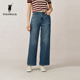 休闲裤 POLOWALK牛仔裤 高腰显瘦直筒百搭通勤长裤 春夏新品 女式