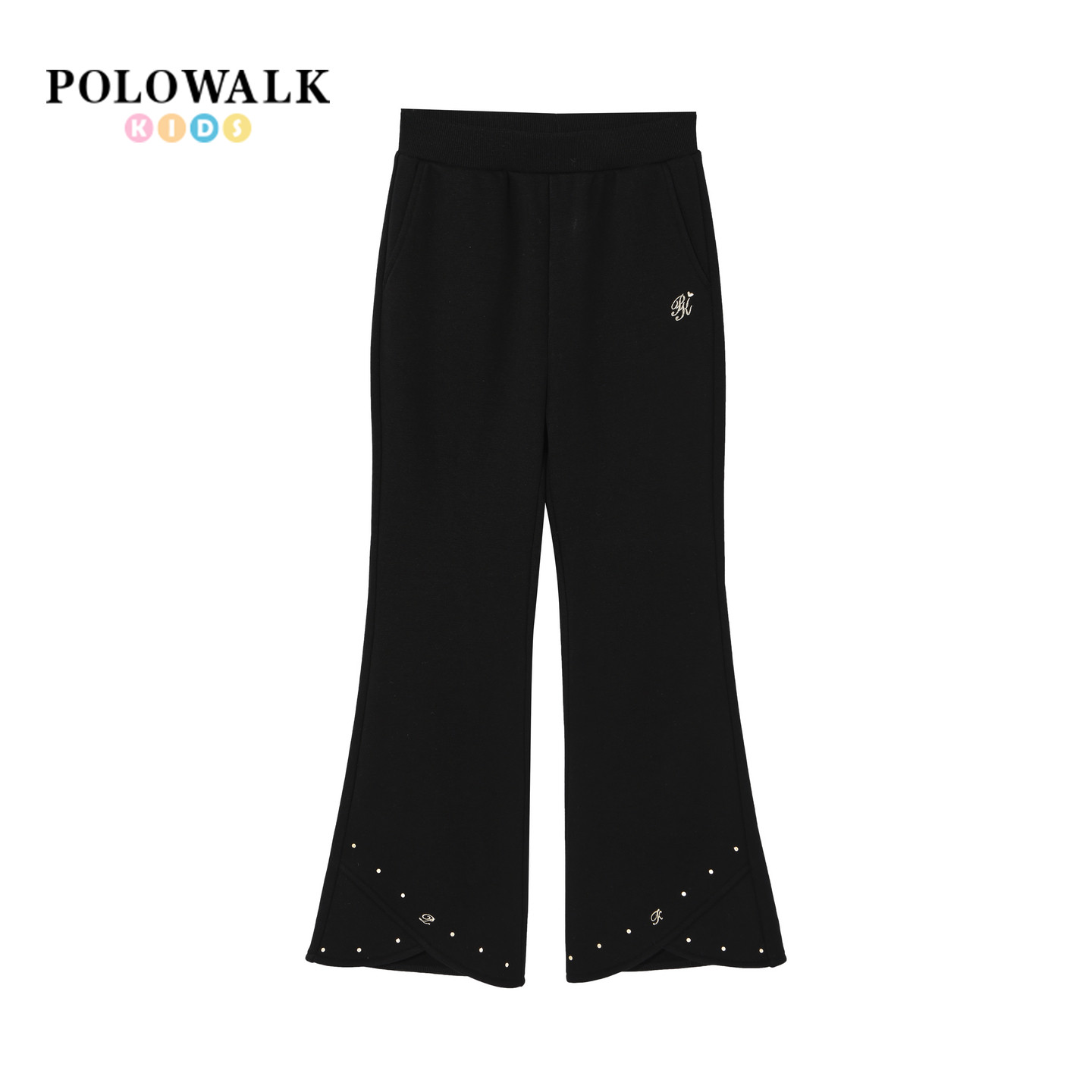 POLOWALK女童净色卫裤