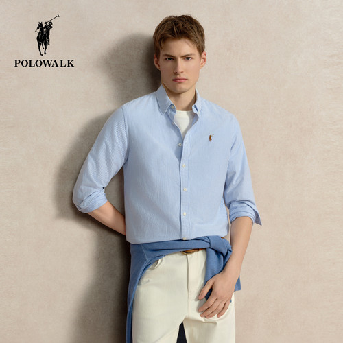 POLOWALK男式长袖衬衫