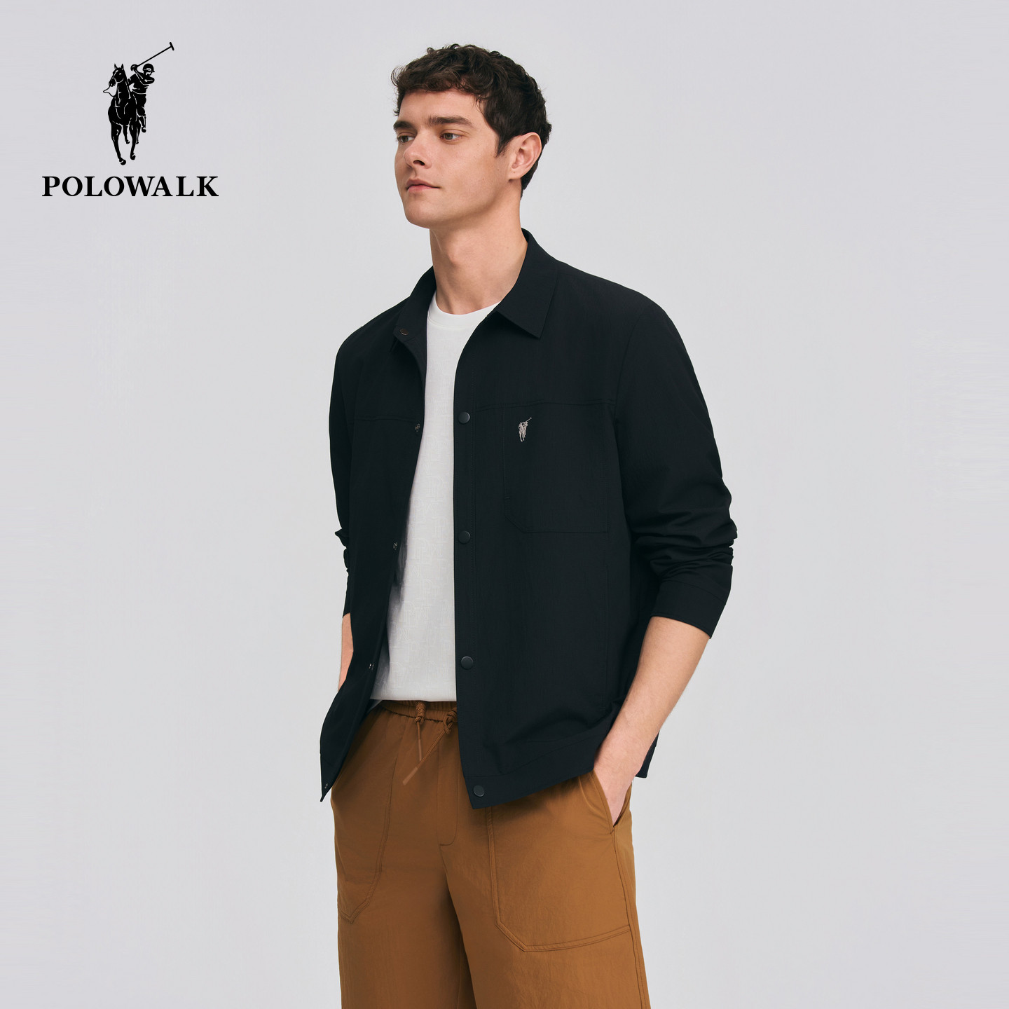 POLOWALK男式提花外套