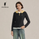 显瘦休闲运动连帽长袖 POLOWALK女式 上衣 新品 女装 长袖 T恤2025秋季