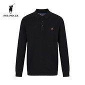 翻领挺括套头针织衫 POLOWALK男装 2025秋冬款 绅士风经典 男式 针织衫