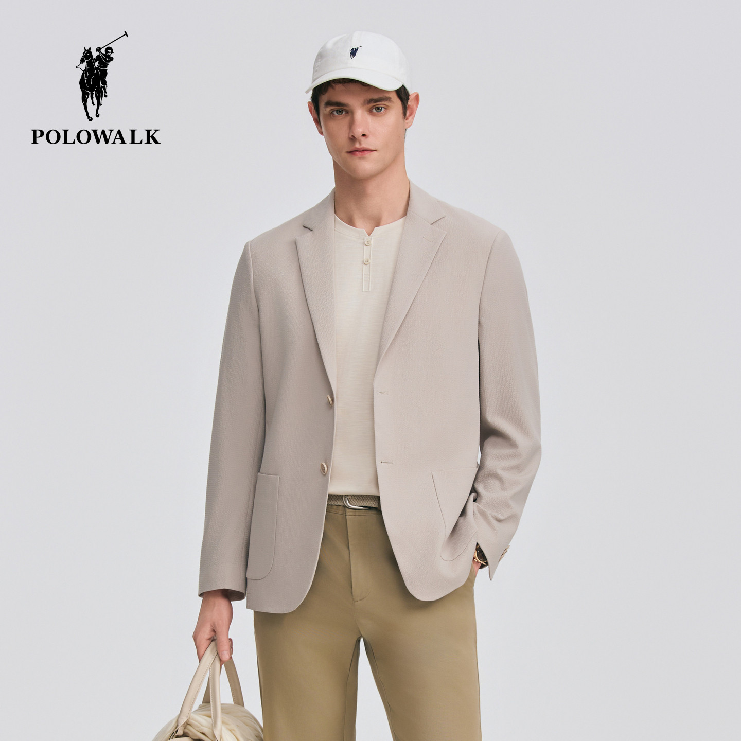 POLOWALK平驳领轻薄西服