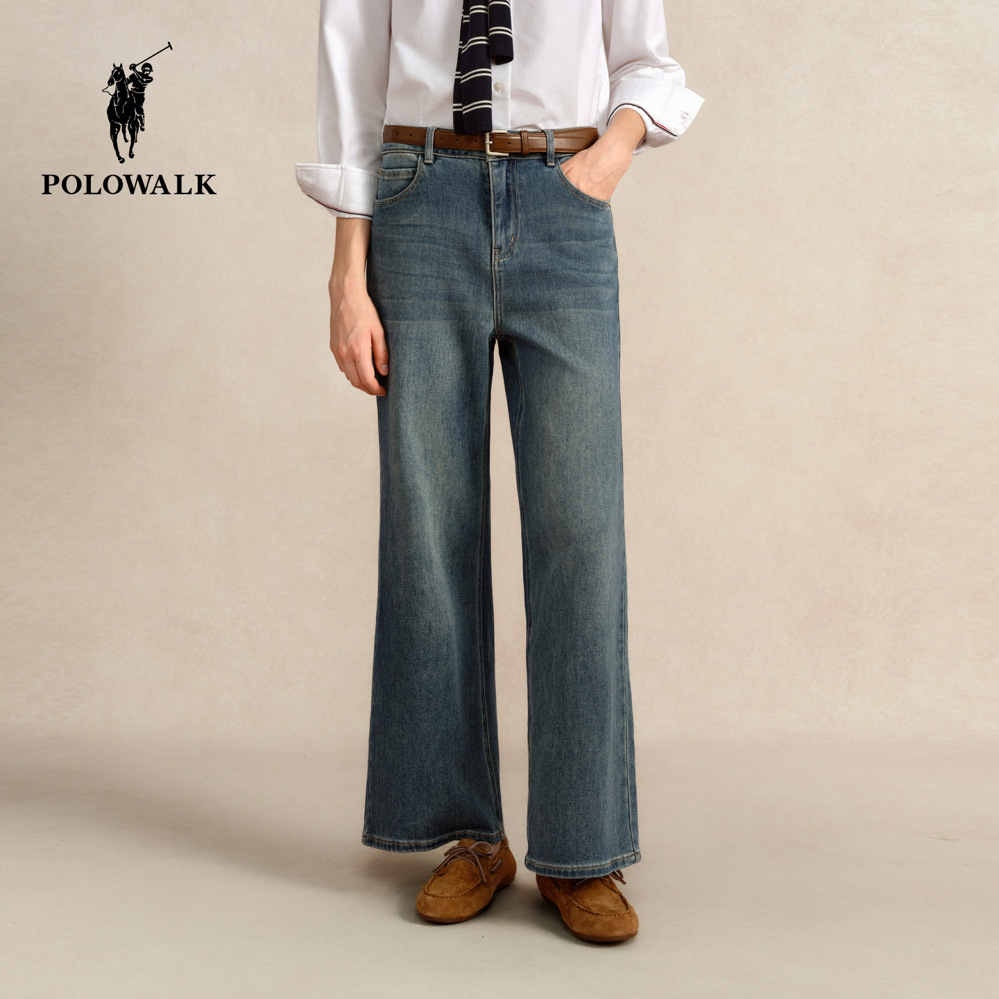 POLOWALK女式秋冬牛仔裤