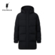 POLOWALK男式 羽绒服外套 纯色立领连帽中长款 羽绒服2025冬季 新品