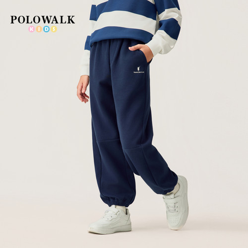 POLOWALK男童净色卫裤