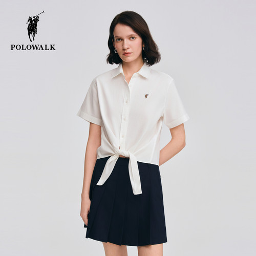 POLOWALK设计感短袖衬衫