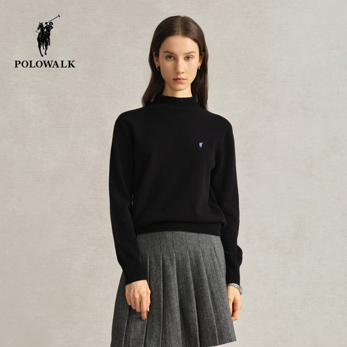 秋季女半高领羊毛衫经典系列