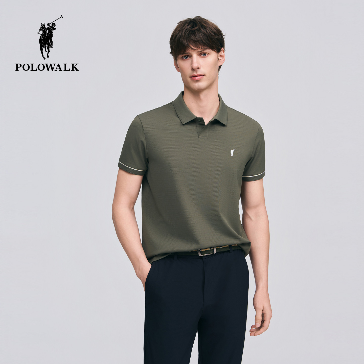 POLOWALK男式短袖POLO衫