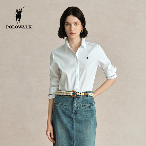 POLOWALK女士白色衬衫