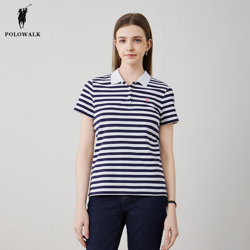 POLOWALK新款百搭时尚短袖t恤