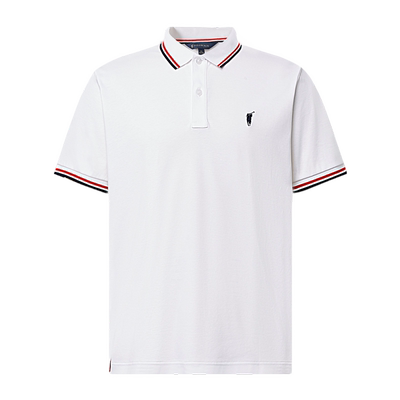 夏季男士宽松短袖polo衫吸湿排汗