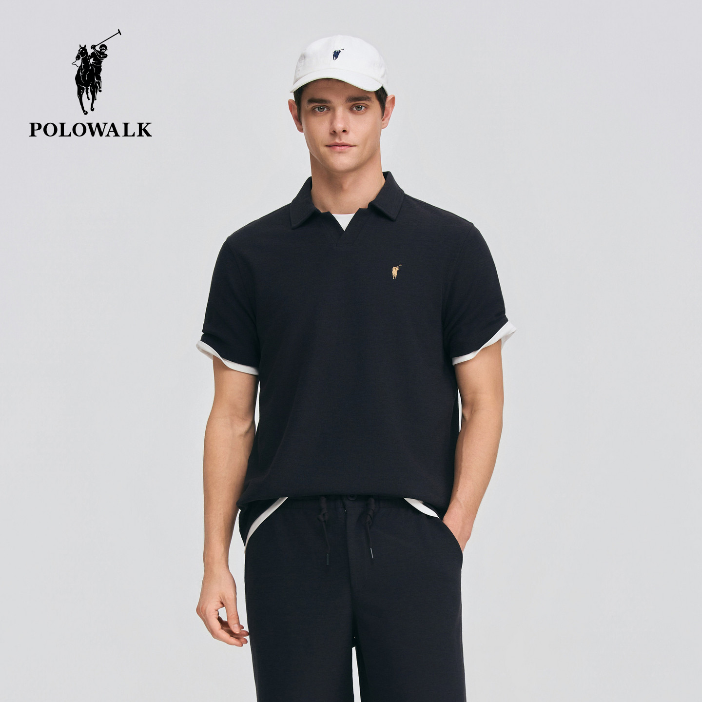 [特惠]【套装】POLOWALK男式短袖POLO衫百搭休闲通勤polo装