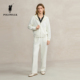 简约连帽直筒外套休闲运动通勤女装 2026春季 卫衣套装 POLOWALK女式