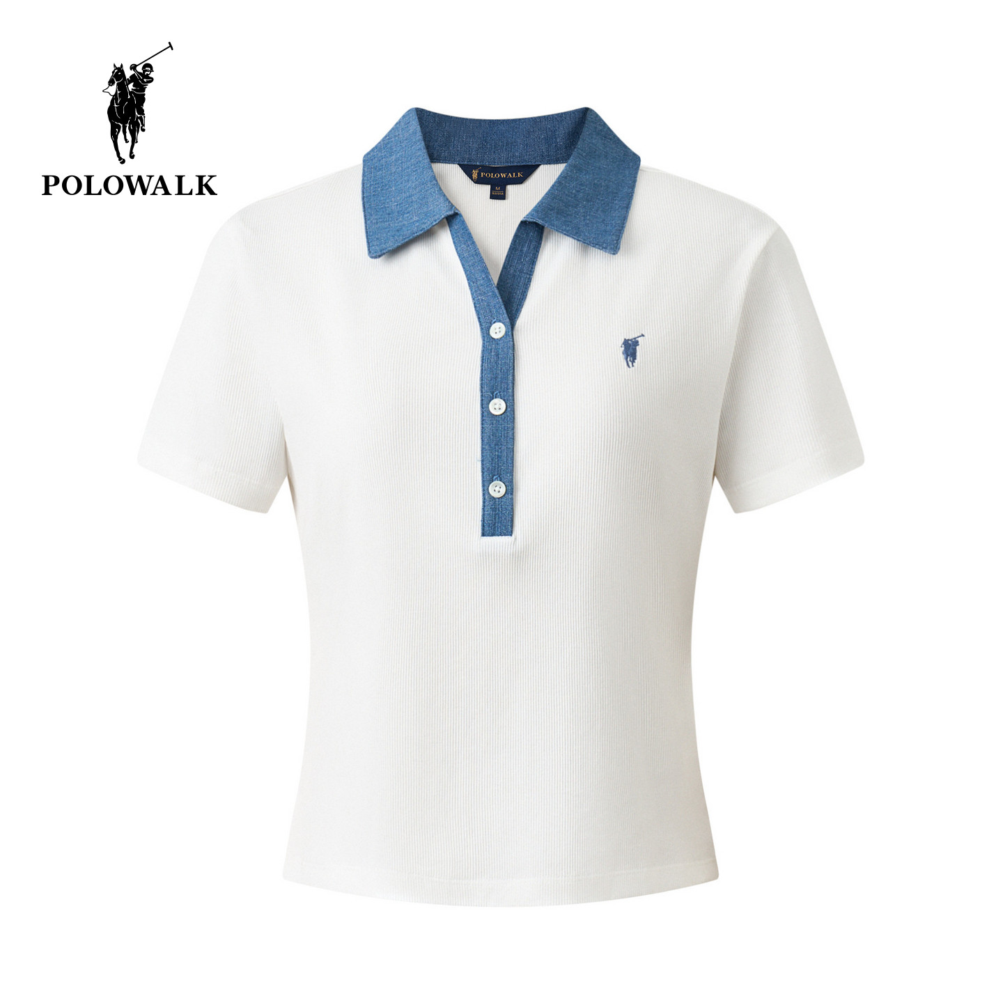 POLOWALK女式短袖POLO衫图片