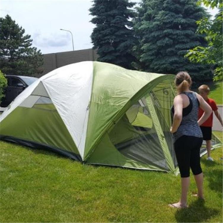 营野营帐篷户外露帐篷宽大空间轻材质便携帐篷纶YL-T20A涤质玻璃