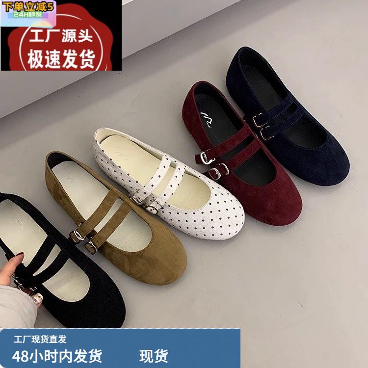 内增高韩版浅口圆头少女玛丽珍单鞋软底女鞋2025早春新款法式鞋子