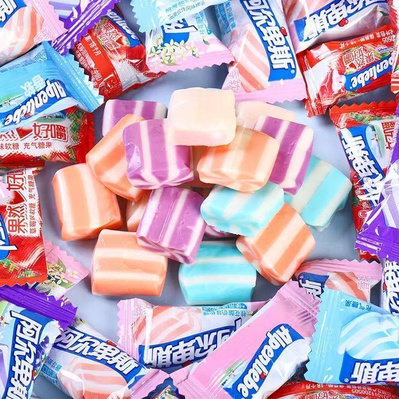阿尔卑斯牛奶软糖散装混合多口味500g结婚喜糖小零食糖果批发年货
