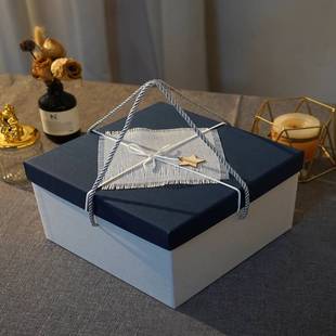 生日装礼物的盒子空盒零食惊喜大箱子包装盒超大号高级感七夕礼盒