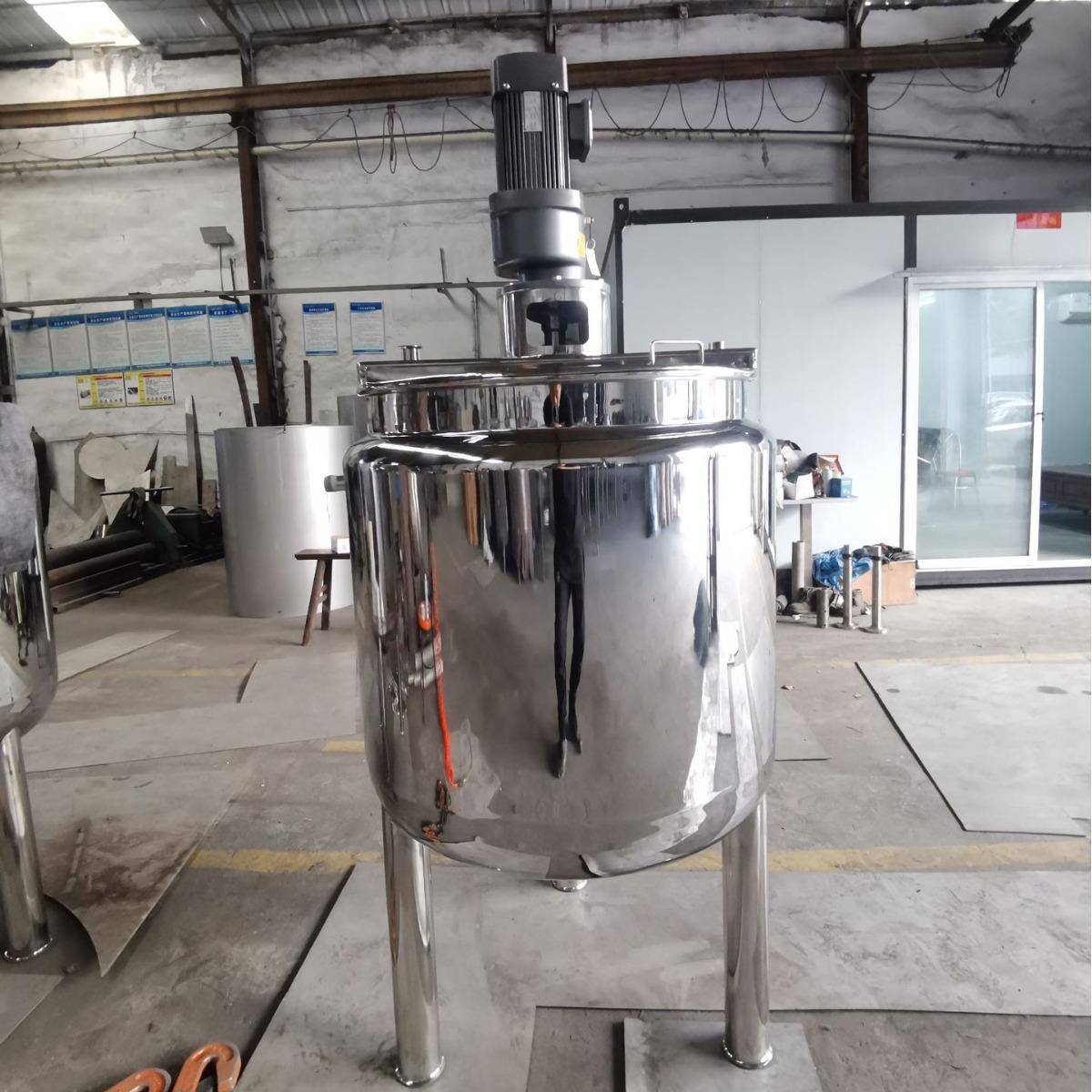 不锈钢冷热搅拌机食品级电加热液体冷热缸配料罐