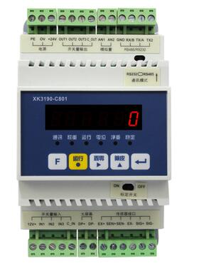 上海iXK3190-C801控制仪表导轨式定量控制箱232/485称重仪表