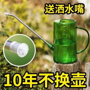 养花浇不锈钢淋绿植喷壶多肉家用水嘴弯嘴长浇花洒水壶壶浇水壶花