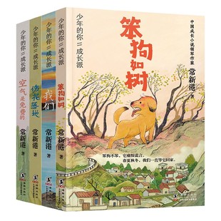 少年的你成长派(共4册) 常新港 笨狗如树 伤花落地 我们 空气是免费的 小学生三四五六年级课外阅读书籍儿童文学励志小说