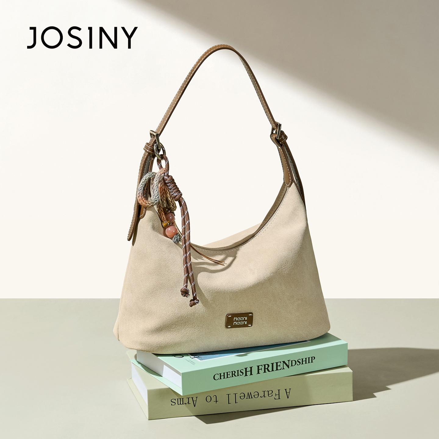 卓诗尼2026田园风单肩包腋