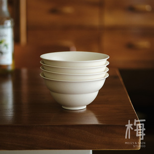 纯色哑光新中式 梅子 葫芦米饭碗 半手工 甜品碗糖水碗 福禄米碗