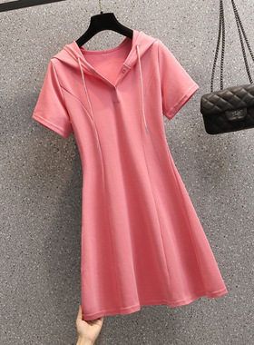 Mid length dress with a slim waist  女士收腰显瘦中长款连衣裙