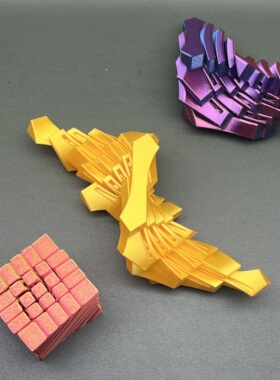 3D打印史莱姆百变魔方解压神器