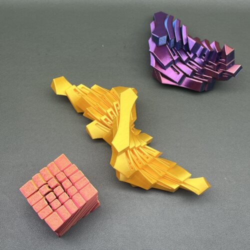 3D打印史莱姆百变魔方解压神器
